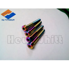 din 912 titanium bolt grade 5 rainbow color